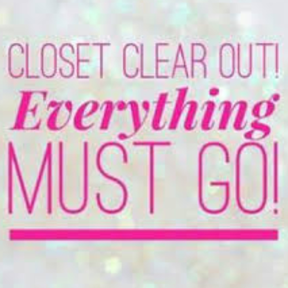 CLOSET CLEAROUT!!